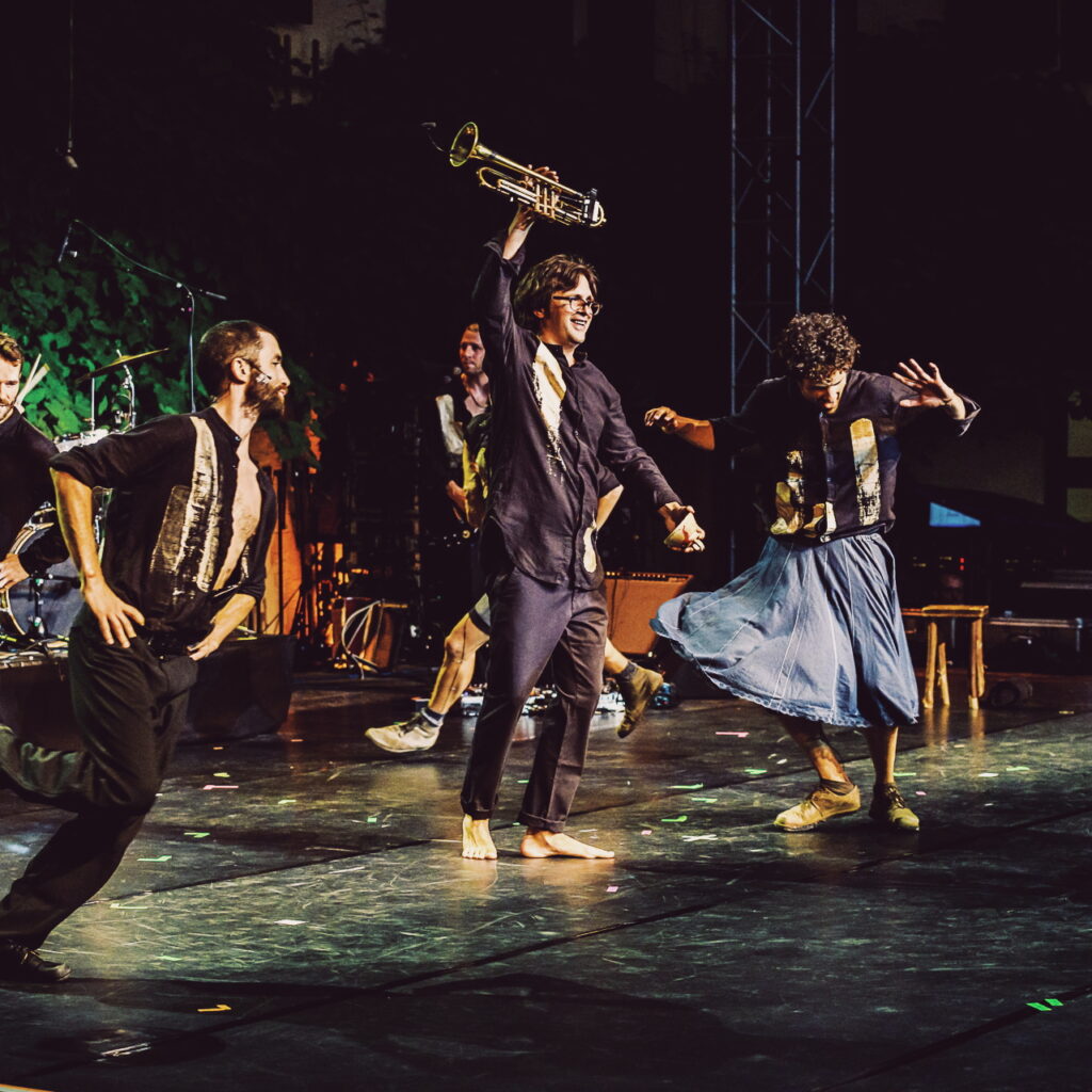 Richard Koch mit Shake Stew und Simon Mayer Company, Glatt&Verkehrt Krems 2018 by Sascha Osaka